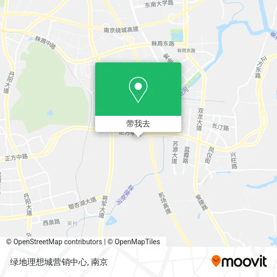 绿地理想城营销中心地图