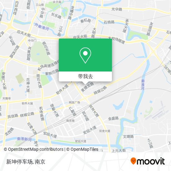 新坤停车场地图