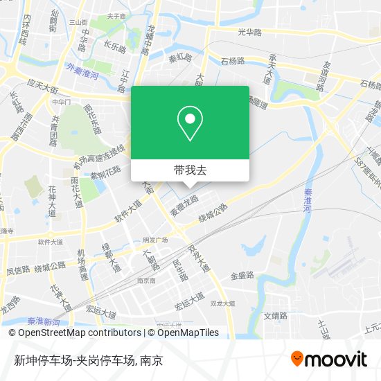 新坤停车场-夹岗停车场地图
