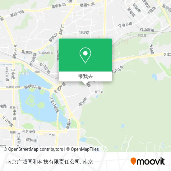 南京广域同和科技有限责任公司地图