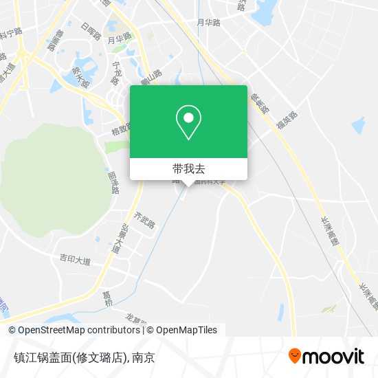 镇江锅盖面(修文璐店)地图