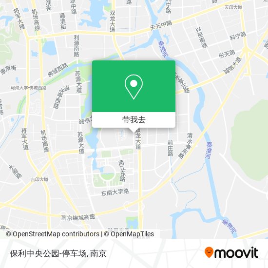 保利中央公园-停车场地图