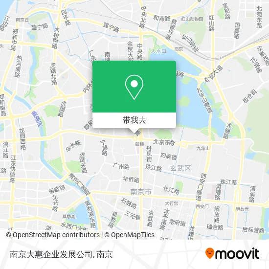 南京大惠企业发展公司地图