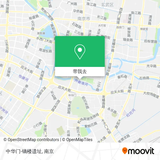 中华门-镝楼遗址地图