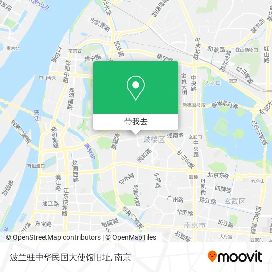 波兰驻中华民国大使馆旧址地图