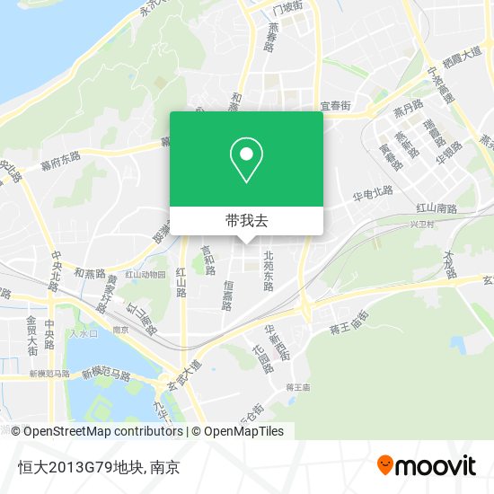 恒大2013G79地块地图
