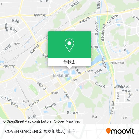 COVEN GARDEN(金鹰奥莱城店)地图