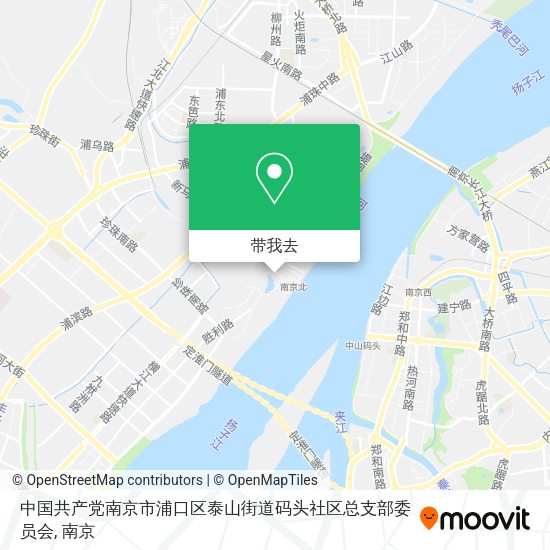 中国共产党南京市浦口区泰山街道码头社区总支部委员会地图