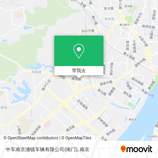 中车南京浦镇车辆有限公司(南门)地图