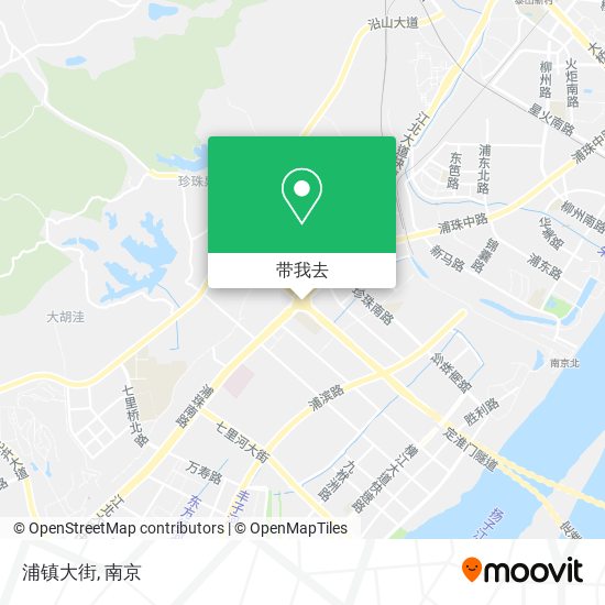 浦镇大街地图