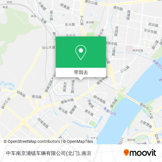中车南京浦镇车辆有限公司(北门)地图