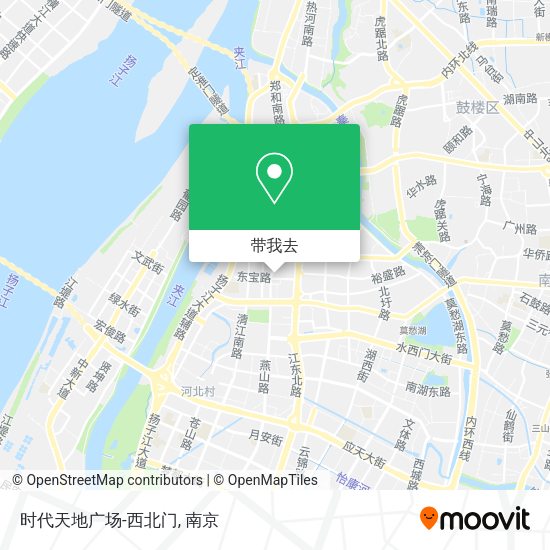时代天地广场-西北门地图