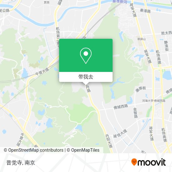 普觉寺地图