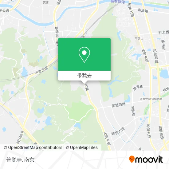 普觉寺地图
