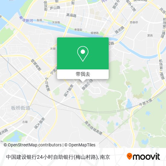 中国建设银行24小时自助银行(梅山村路)地图
