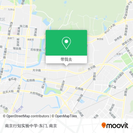 南京行知实验中学-东门地图