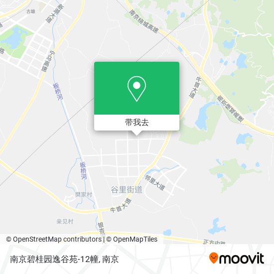 南京碧桂园逸谷苑-12幢地图