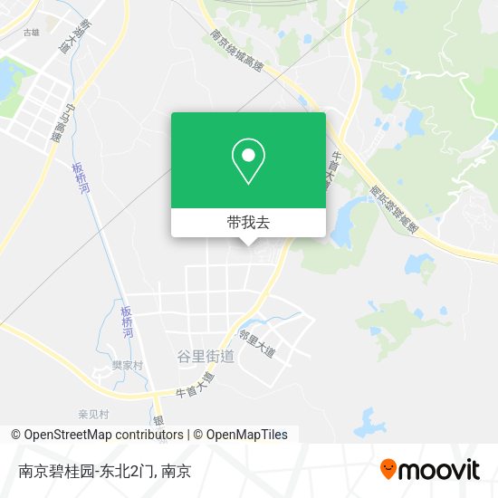 南京碧桂园-东北2门地图