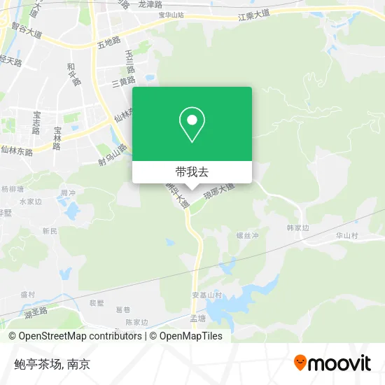 鲍亭茶场地图