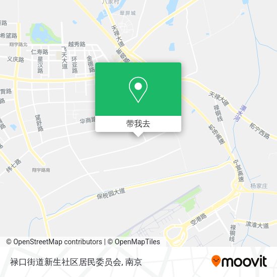 禄口街道新生社区居民委员会地图