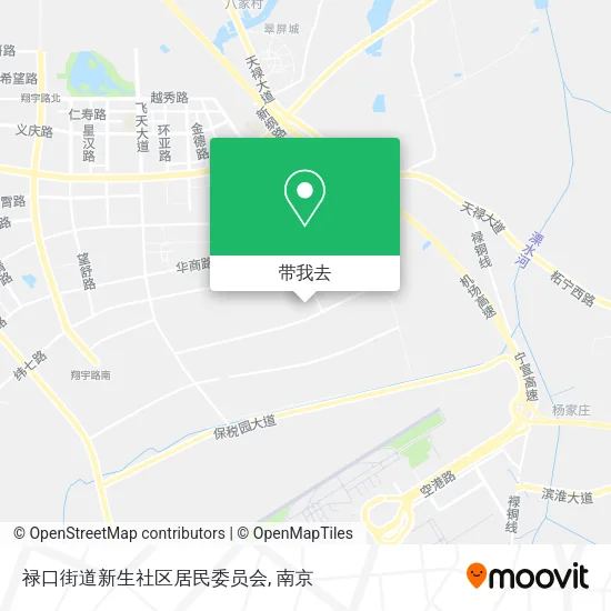禄口街道新生社区居民委员会地图