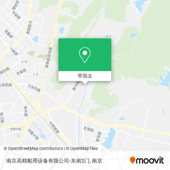 南京高精船用设备有限公司-东南2门地图