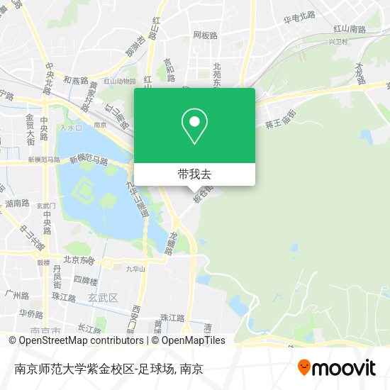 南京师范大学紫金校区-足球场地图
