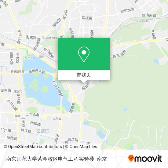 南京师范大学紫金校区电气工程实验楼地图