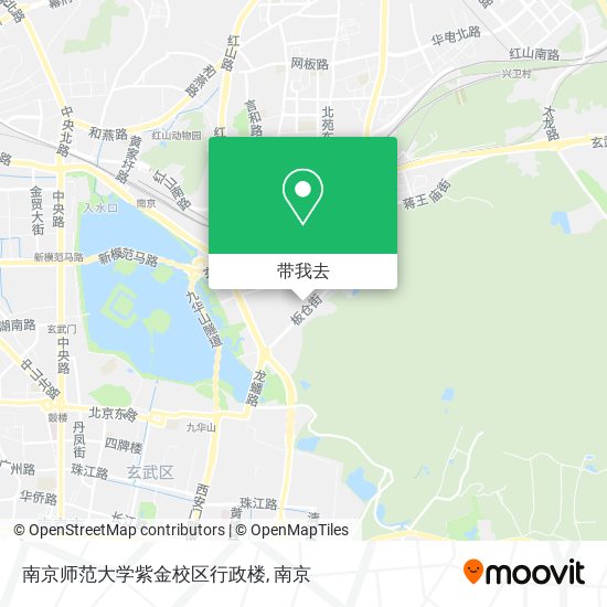 南京师范大学紫金校区行政楼地图