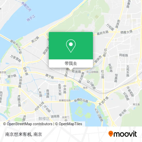 南京想来客栈地图