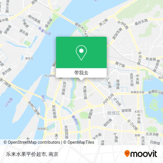 乐来水果平价超市地图