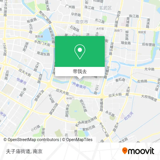 夫子庙街道地图