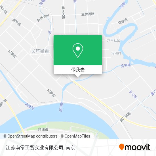 江苏南常工贸实业有限公司地图