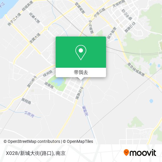 X028/新城大街(路口)地图