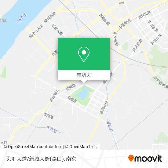 凤汇大道/新城大街(路口)地图