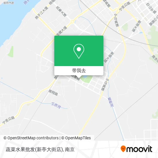 蔬菜水果批发(新亭大街店)地图