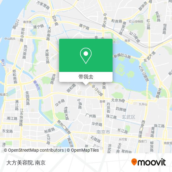大方美容院地图