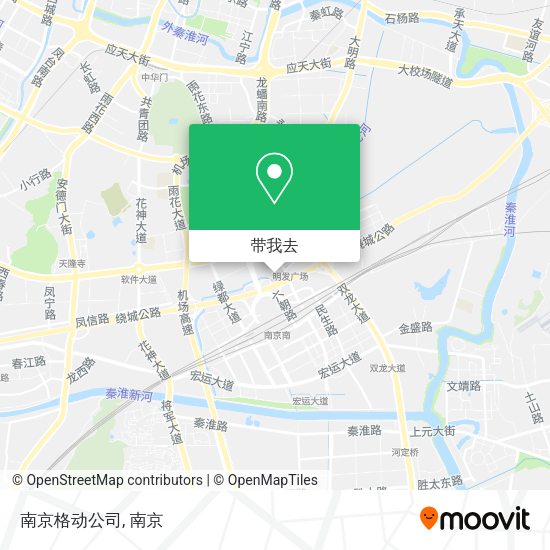 南京格动公司地图