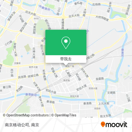 南京格动公司地图