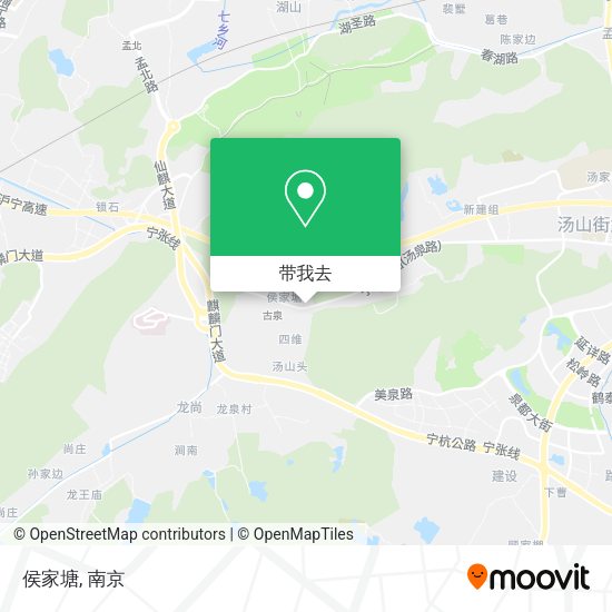 侯家塘地图
