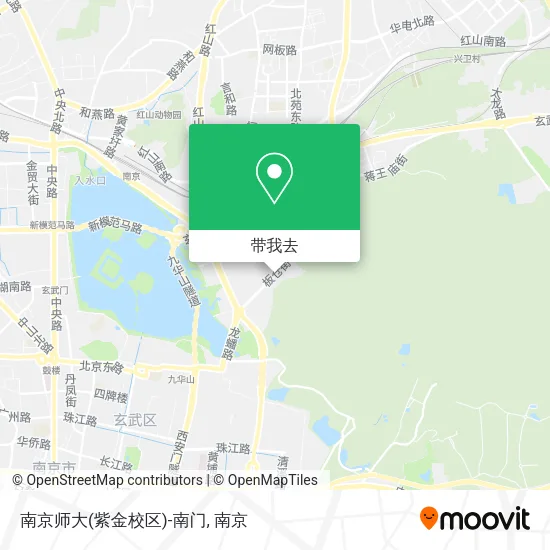 南京师大(紫金校区)-南门地图