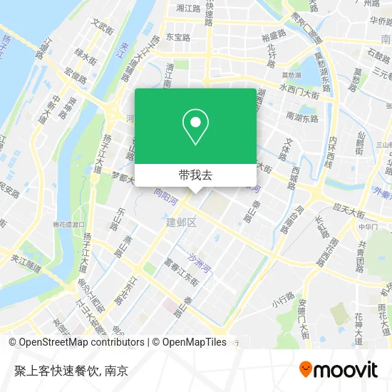 聚上客快速餐饮地图