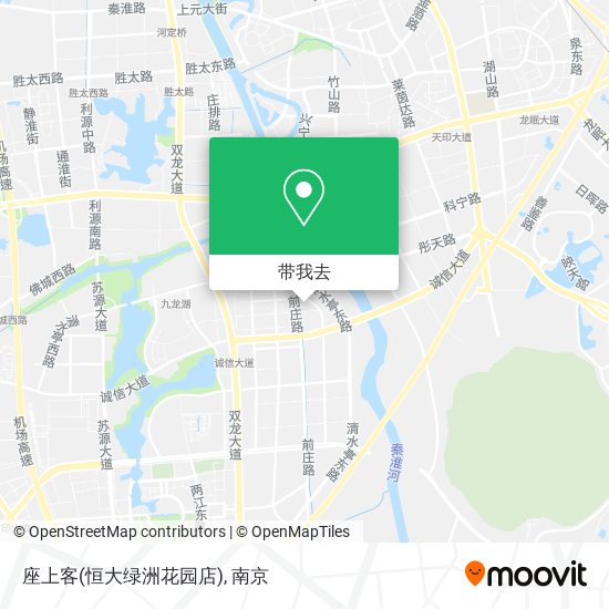 座上客(恒大绿洲花园店)地图