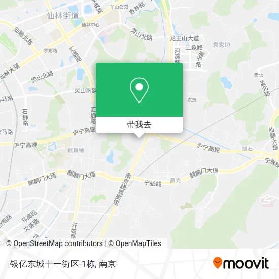 银亿东城十一街区-1栋地图