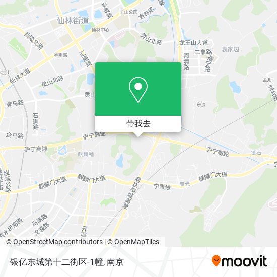 银亿东城第十二街区-1幢地图