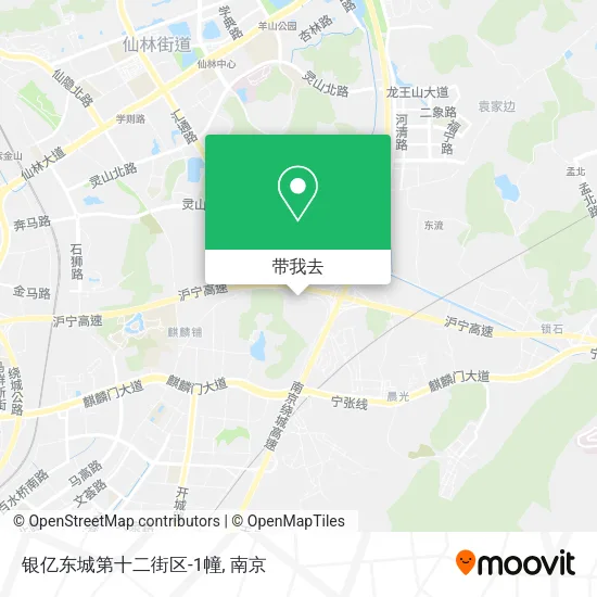 银亿东城第十二街区-1幢地图