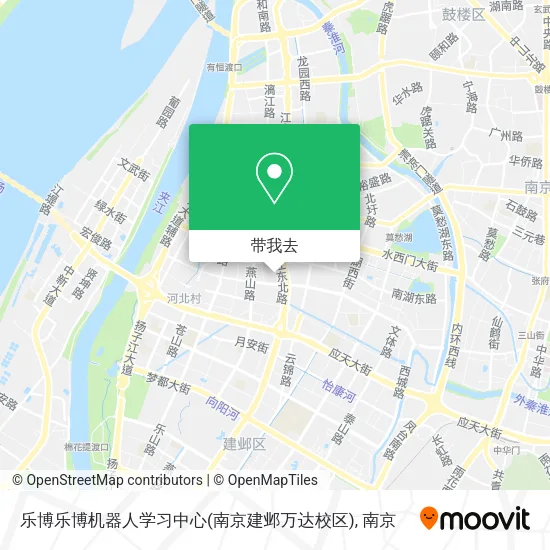 乐博乐博机器人学习中心(南京建邺万达校区)地图