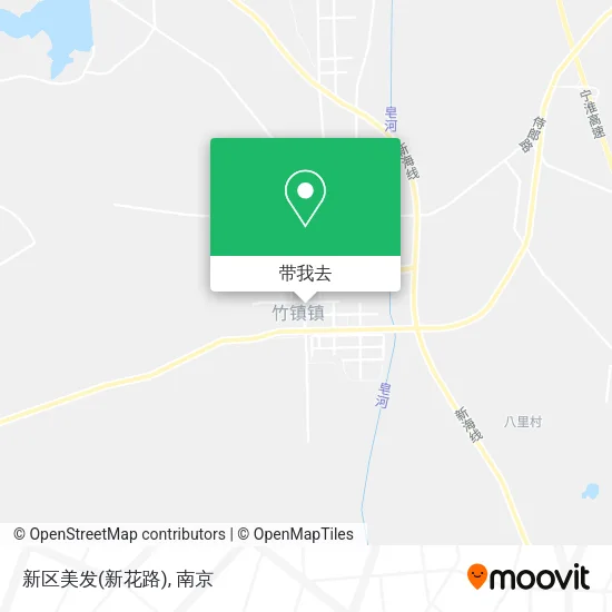 新区美发(新花路)地图