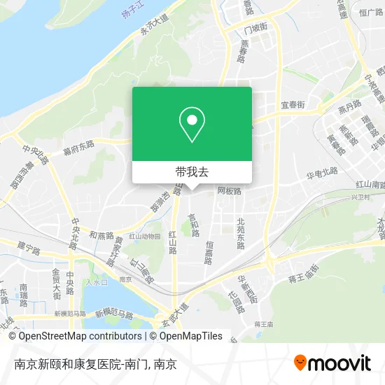 南京新颐和康复医院-南门地图