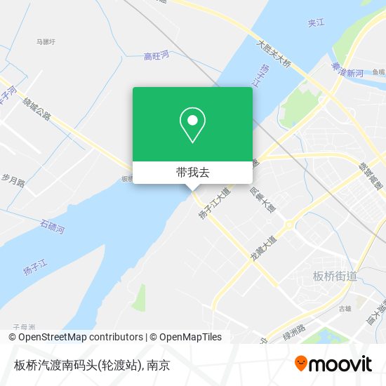 板桥汽渡南码头(轮渡站)地图